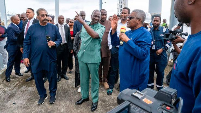 image Ruto Announces Ksh7.5B Housing Plan for Dangote Refinery Workers