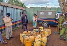 Multi-Agency Operation Seizes 600 Litres of Illicit Brew in Meru