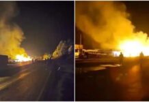 Fuel Tanker Explodes at Sachangwan, 2 Casualties Reported Sachangwan